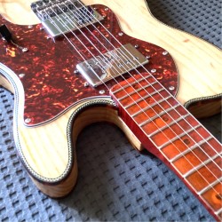CuNiFe Thinline Knotty Pine Telecaster