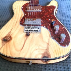 CuNiFe Thinline Knotty Pine Telecaster