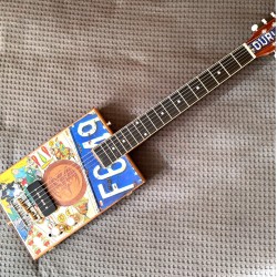 Guitarra Cigar box de 6 cuerdas