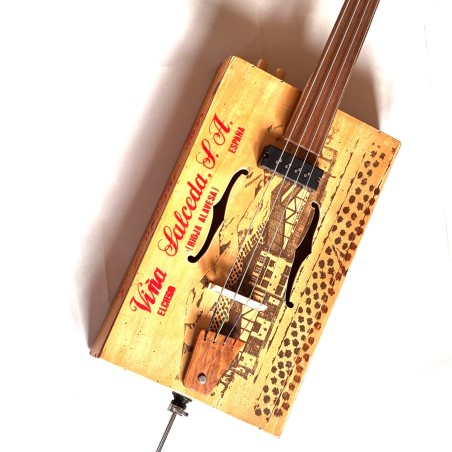 Contrabajo de caja de vino