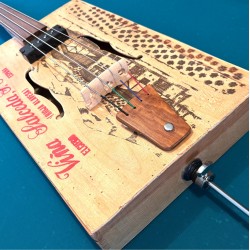 Contrabajo de caja de vino