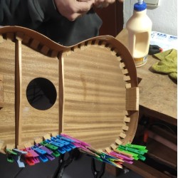 Recuperación guitarra española rota